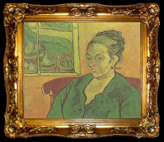 framed  Vincent Van Gogh Portraif of Madame Augustine Roulin (nn04), ta009-2